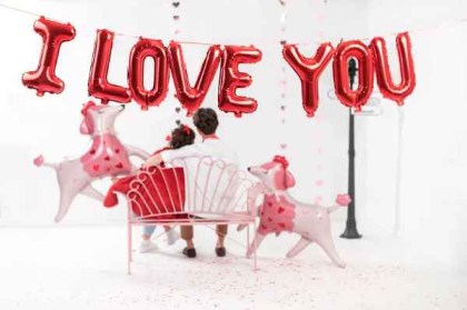Μπαλόνι κρεμαστό i love you 260x40 cm